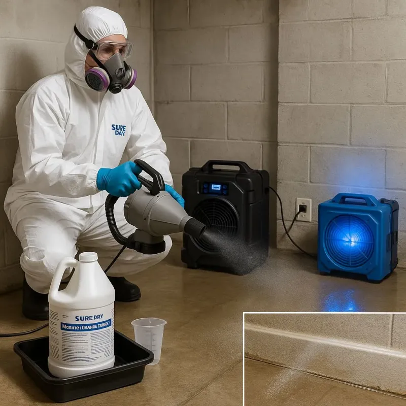 Sanitization and Odor Removal process in New Castle, NH