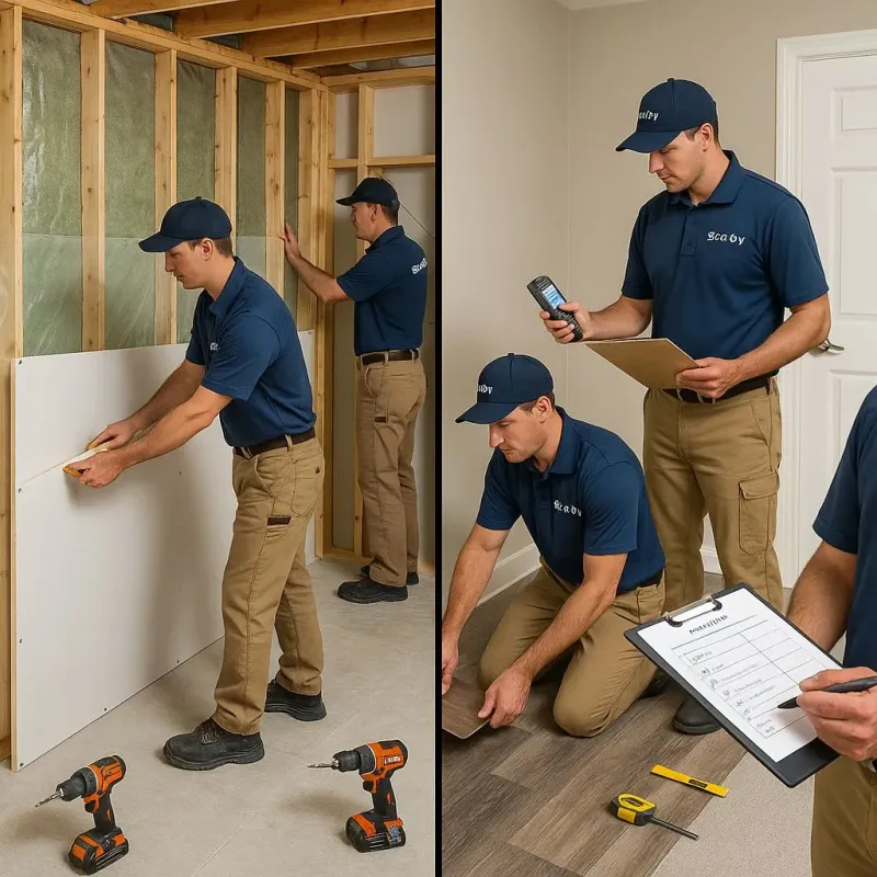 Repairs and Reconstruction process in New Castle, NH